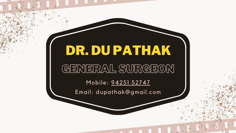 Visiting Card of dr du pathak